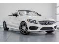 Front 3/4 View of 2018 Mercedes-Benz C 43 AMG 4Matic Cabriolet #17