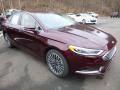 Front 3/4 View of 2018 Ford Fusion SE AWD #5