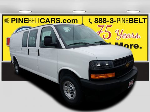 Summit White Chevrolet Express 3500 Cargo WT.  Click to enlarge.