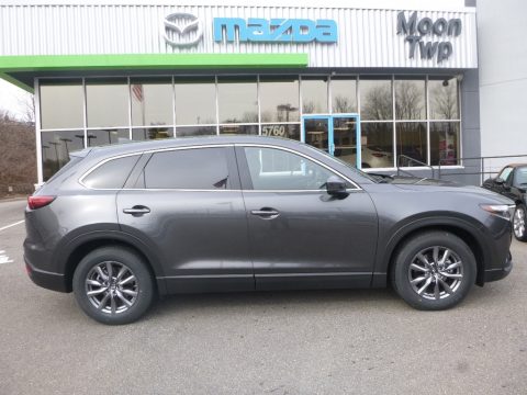 Machine Gray Metallic Mazda CX-9 Sport AWD.  Click to enlarge.