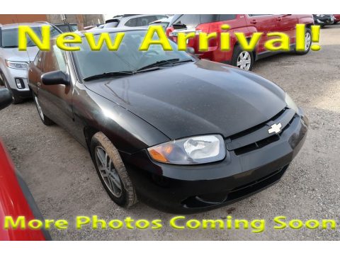 Black Chevrolet Cavalier Coupe.  Click to enlarge.
