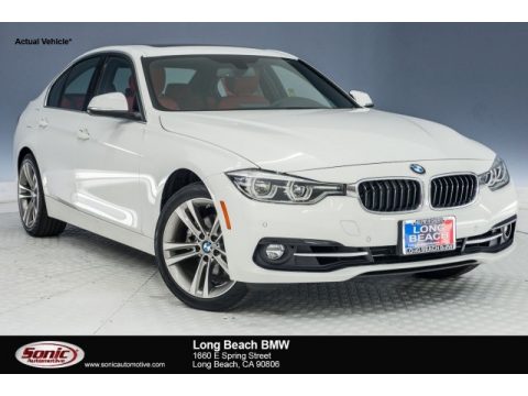 Alpine White BMW 3 Series 330i Sedan.  Click to enlarge.