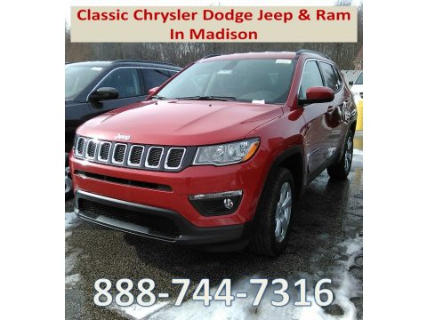 Redline Pearl Jeep Compass Latitude 4x4.  Click to enlarge.