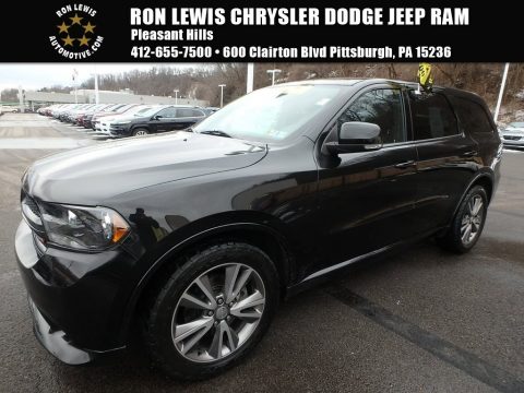 Brilliant Black Crystal Pearl Dodge Durango R/T AWD.  Click to enlarge.