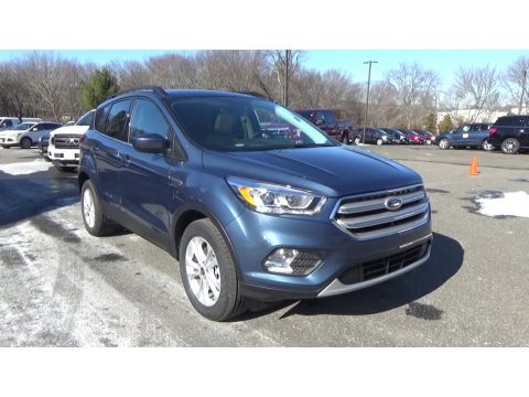 Blue Metallic Ford Escape SEL 4WD.  Click to enlarge.
