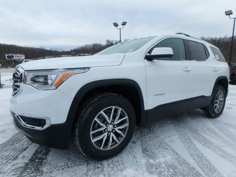 Summit White GMC Acadia SLE AWD.  Click to enlarge.