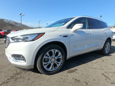 White Frost Tricoat Buick Enclave Avenir AWD.  Click to enlarge.