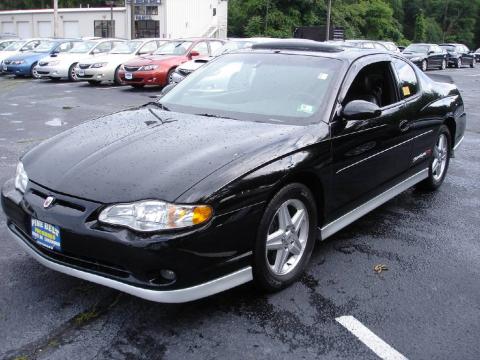 Black Chevrolet Monte Carlo Supercharged SS.  Click to enlarge.