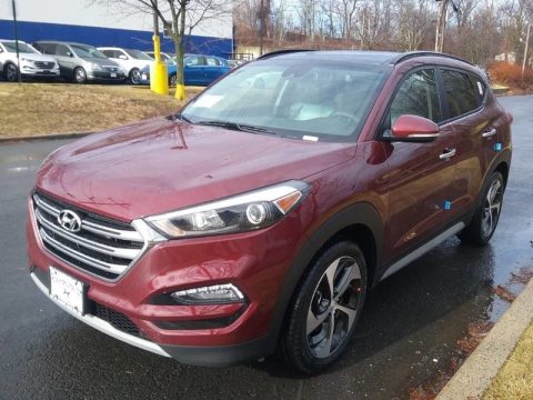 Ruby Wine Hyundai Tucson Limited AWD.  Click to enlarge.