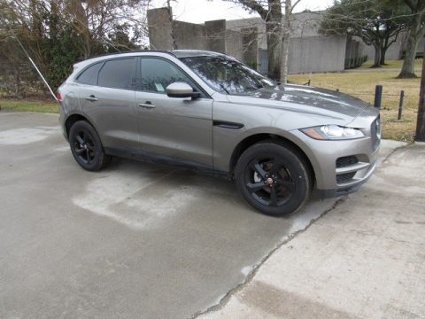 Silicon Silver Metallic Jaguar F-PACE 25t AWD Prestige.  Click to enlarge.