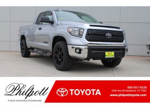 Silver Sky Metallic Toyota Tundra TSS Double Cab.  Click to enlarge.