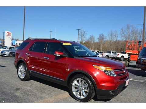Ruby Red Ford Explorer Limited.  Click to enlarge.