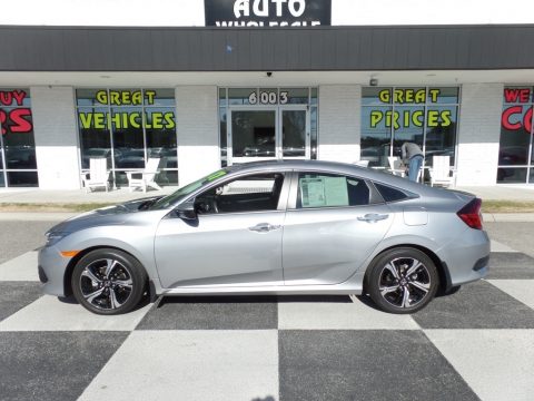 Lunar Silver Metallic Honda Civic Touring Sedan.  Click to enlarge.