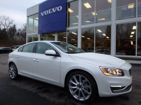 Crystal White Metallic Volvo S60 T5 AWD.  Click to enlarge.