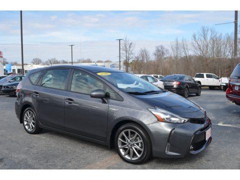 Magnetic Gray Metallic Toyota Prius v Five.  Click to enlarge.