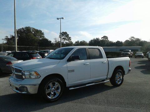 Bright White Ram 1500 Big Horn Crew Cab.  Click to enlarge.