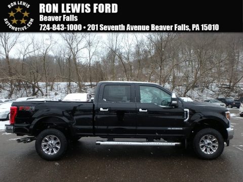 Shadow Black Ford F250 Super Duty XLT Crew Cab 4x4.  Click to enlarge.