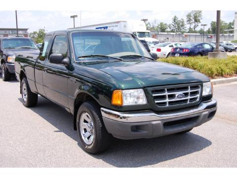 Woodland Green Metallic Ford Ranger XLT SuperCab.  Click to enlarge.