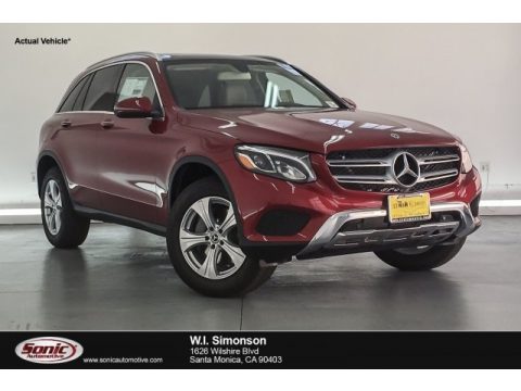 designo Cardinal Red Metallic Mercedes-Benz GLC 300 4Matic.  Click to enlarge.