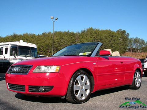 Amulet Red Audi A4 1.8T Cabriolet.  Click to enlarge.