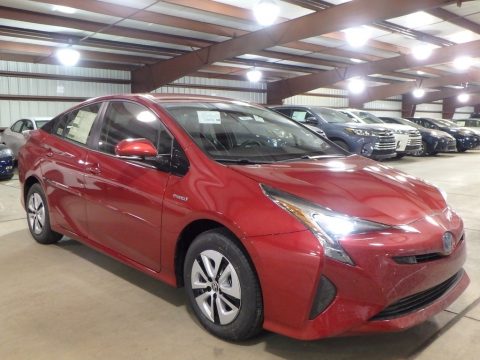 Hypersonic Red Toyota Prius Two.  Click to enlarge.