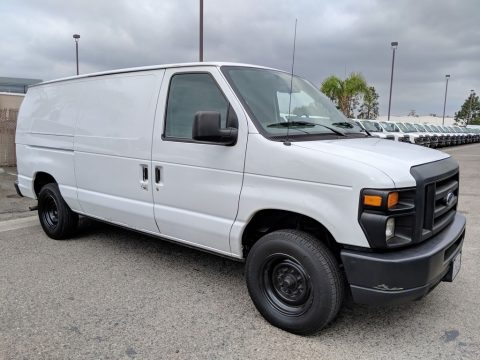 Oxford White Ford E Series Van E150 Cargo.  Click to enlarge.