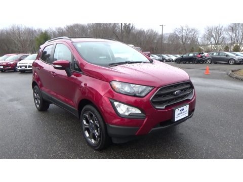 Ruby Red Ford EcoSport SES 4WD.  Click to enlarge.