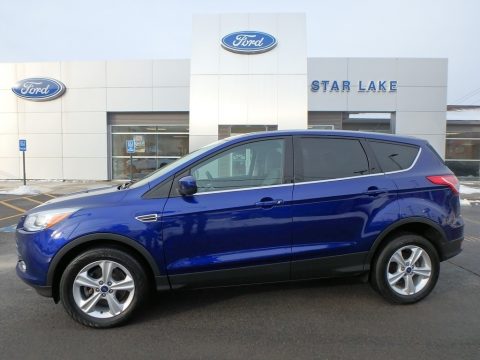 Deep Impact Blue Metallic Ford Escape SE 4WD.  Click to enlarge.