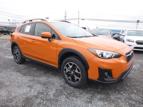 Sunshine Orange Subaru Crosstrek 2.0i Premium.  Click to enlarge.