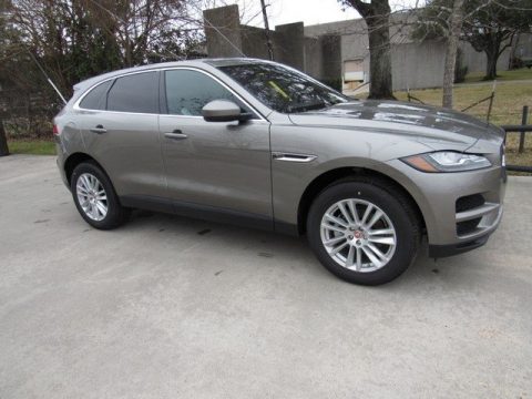 Silicon Silver Metallic Jaguar F-PACE 25t AWD Prestige.  Click to enlarge.