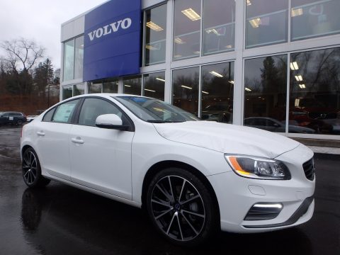Ice White Volvo S60 T5 AWD Dynamic.  Click to enlarge.