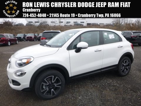 White (Bianco) Fiat 500X Pop AWD.  Click to enlarge.