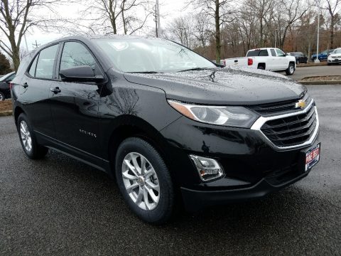 Mosaic Black Metallic Chevrolet Equinox LS AWD.  Click to enlarge.