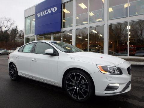 Ice White Volvo S60 T5 AWD Dynamic.  Click to enlarge.