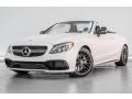 Front 3/4 View of 2018 Mercedes-Benz C 63 AMG Cabriolet #15