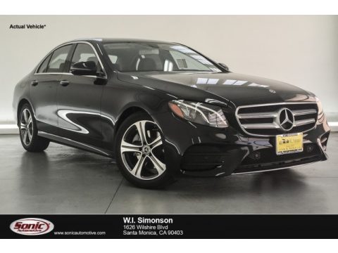 Black Mercedes-Benz E 300 Sedan.  Click to enlarge.