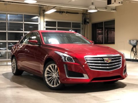 Red Obsession Tintcoat Cadillac CTS Luxury AWD.  Click to enlarge.