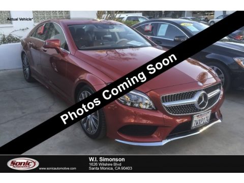 designo Cardinal Red Metallic Mercedes-Benz CLS 550 Coupe.  Click to enlarge.