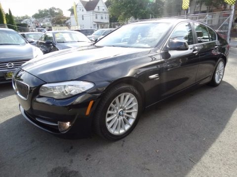 Carbon Black Metallic BMW 5 Series 535i xDrive Sedan.  Click to enlarge.