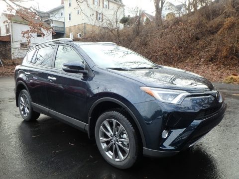 Electric Storm Blue Toyota RAV4 Limited AWD.  Click to enlarge.