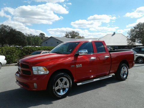 Flame Red Ram 1500 Express Quad Cab.  Click to enlarge.