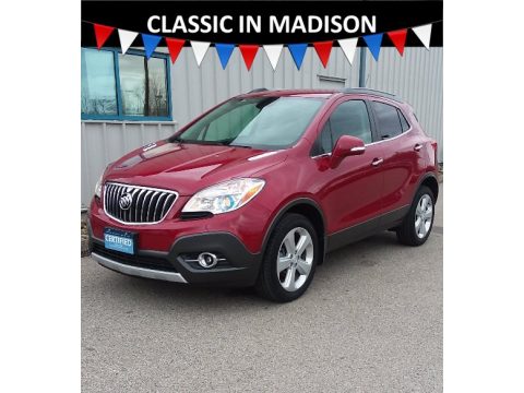 Winterberry Red Metallic Buick Encore Convenience AWD.  Click to enlarge.