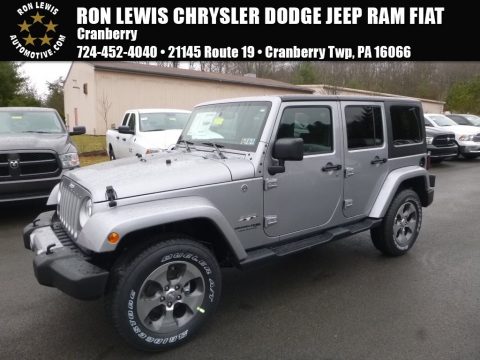 Billet Silver Metallic Jeep Wrangler Unlimited Sahara 4x4.  Click to enlarge.