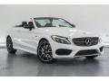 Front 3/4 View of 2018 Mercedes-Benz C 43 AMG 4Matic Cabriolet #1