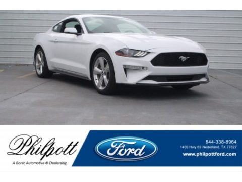 Oxford White Ford Mustang EcoBoost Premium Fastback.  Click to enlarge.