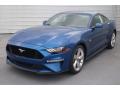 Front 3/4 View of 2018 Ford Mustang GT Premium Fastback #3