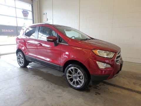 Ruby Red Ford EcoSport Titanium 4WD.  Click to enlarge.