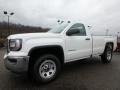Front 3/4 View of 2018 GMC Sierra 1500 Regular Cab 4WD #1