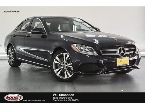 Lunar Blue Metallic Mercedes-Benz C 300 Sedan.  Click to enlarge.