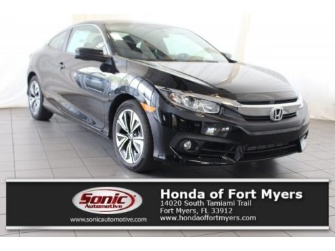 Crystal Black Pearl Honda Civic EX-T Coupe.  Click to enlarge.